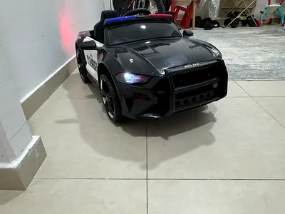 Childrens Electric Police Car Ride-On Vehicle