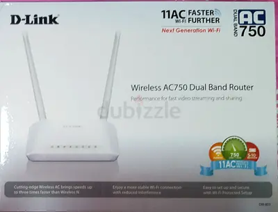 D-Link Wireless AC750 Dual Band Router for Fast Streaming