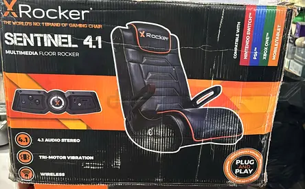 X Rocker Sentinel 4.1 Multimedia Floor Rocker for an Immersive Gaming Experience