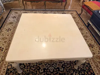 White centre table