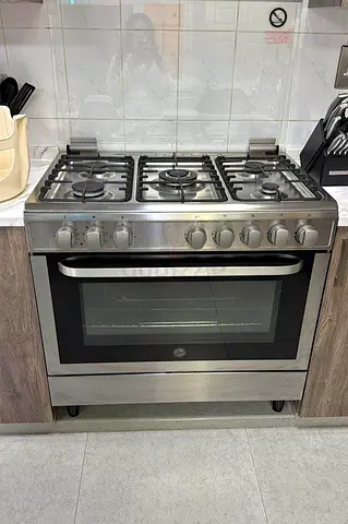 Hoover Top Gas Oven Electric Stove 90×60cm Mint Condition