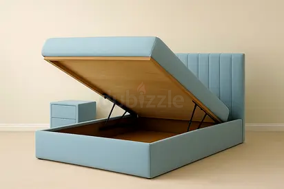 New Queen size bed hydraulic storage bed  hydraulic bed queen bed with lift up mechanism double bed