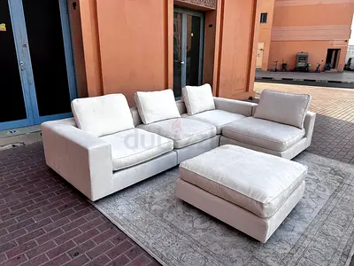 Looks great Condition Marina Home feather filled 5 pieces Modular Sofa Sets