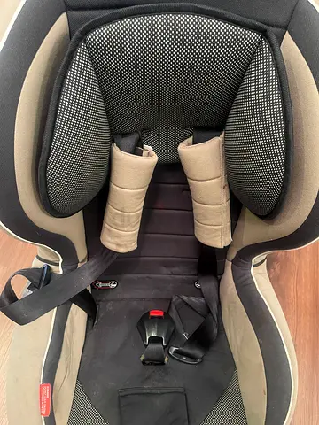 Juniors Royal Baby Classic Car Seat- black and beige color