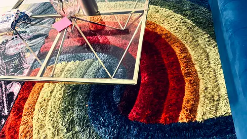 Vibrant Modern Area Rug for Sale