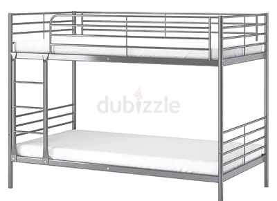 Sturdy and Spacious Metal Bunk Bed for Sale