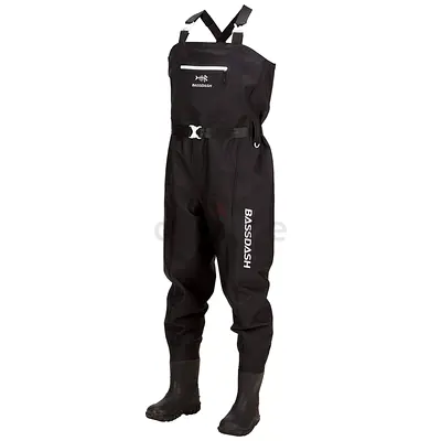 Bassdash 3D Boot Foot Game Wader Ultra High Strength Black