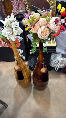 Elegant Decorative Vases with Floral Arrangements