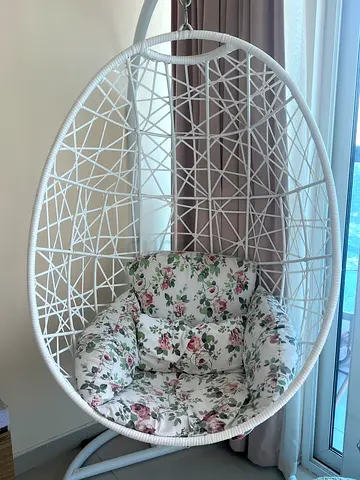 Cozy Floral Hanging Chair for Sale