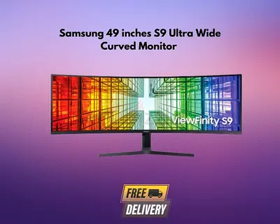 Samsung 49 Inches ViewFinity S9 Ultra Wide Curved Monitor 49A950- Free Delivery All Over UAE