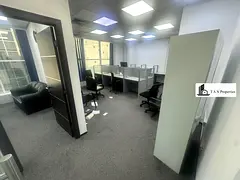 Dewa chiller Free Independent office with partitions || Front of Metro