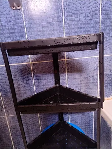 Sturdy Three-Tier Corner Storage Rack for Bathroom