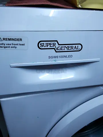 Super General Front Load Washer SGW6100NLED for Sale