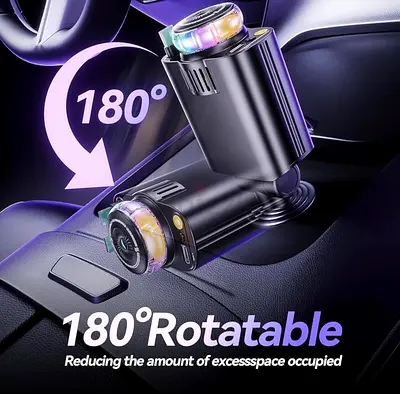 Car Charger and Star light with Air Freshener free delivery all over UAE