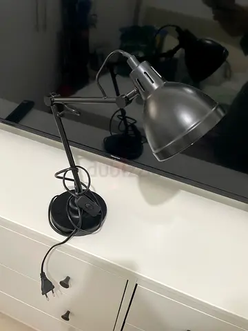 Sleek Black Adjustable Desk Lamp