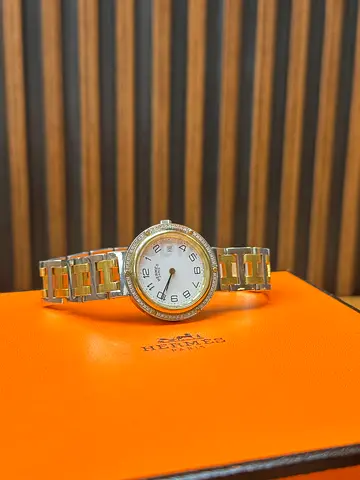 Hermes Women’s Watch with Diamond Accents