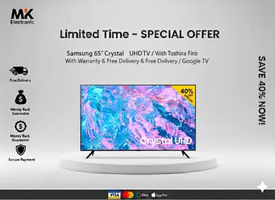 Samsung 65 Crystal UHD TV - Special Offer!