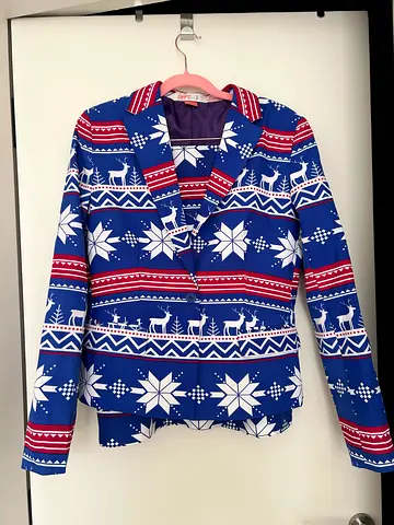 Festive Holiday blazer and skirt for Sale