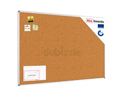 Practical Cork Notice Board for Your Home or Office size 241x121x3