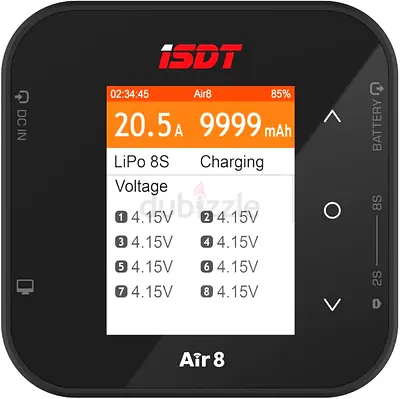 ISDT Air8 Lipo Battery Balance Charger Discharger DC 500W 20A for Li-ION Batteries