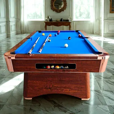 MAS SPORTS Presents: The Regal 3-in-1 8ft MultiGame  Dining Table with Table Tennis Top  Auto