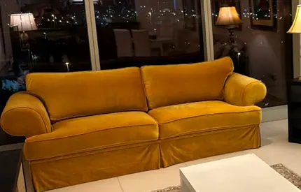 Charming Yellow Sofa for Sale