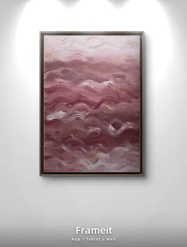 Waves of Emotion  Handmade Oil painting