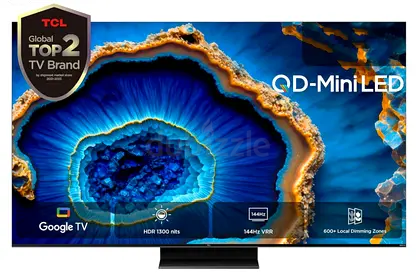 TCL 65 Android Smart QD-Mini LED TV - 4K - 144Hz- 1 Year Warranty