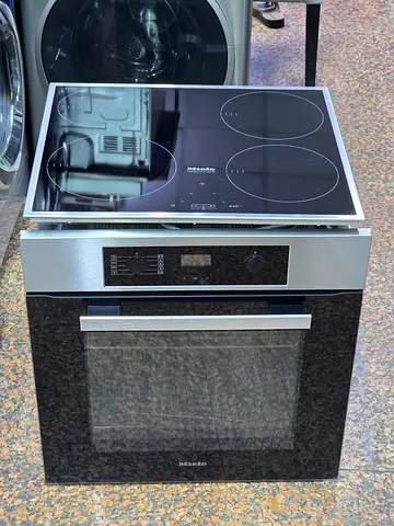 Miele Built in Induction Cooktop KM6115 and Electric Oven H2265-1B