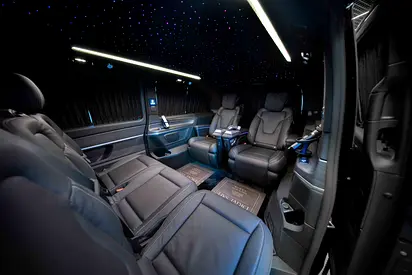 Original Mercedes VIP Captain Seats | Including TV Partition  PS5