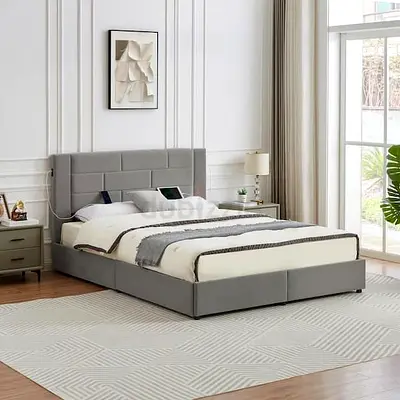 Brand new Costomise 160*200 Queen Bed with 4 drawers