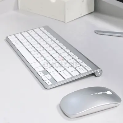 Ultra‑Slim Wireless Keyboard  Mouse Combo