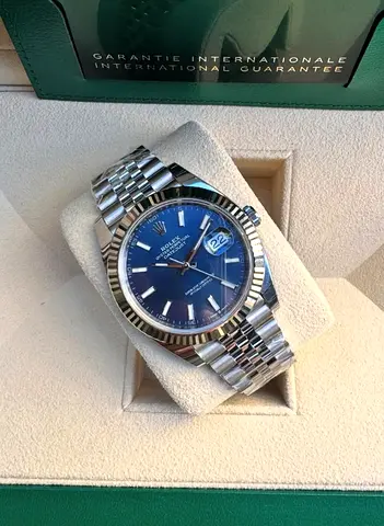 SC Rolex DateJust Blue 1-1