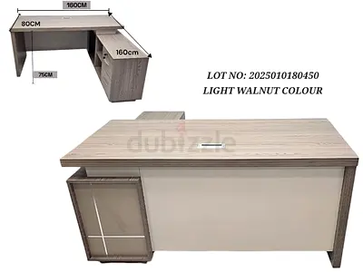 L shape manager table