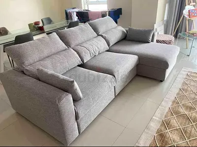 Comfortable Grey Sectional Sofa for Sale