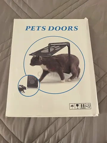 Magnetic pet door