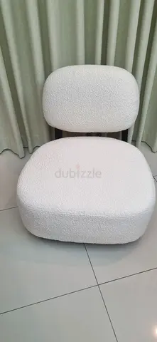 Modern White Accent Chair