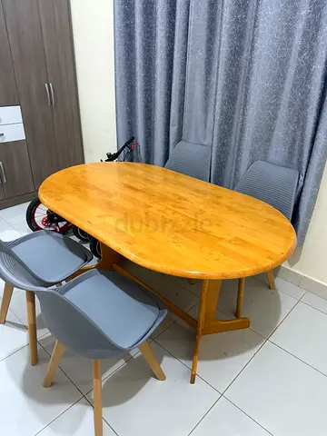 Dining table with chair
