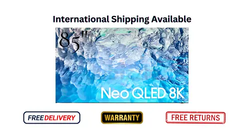 Samsung 85 Inch Neo QLED 8K TV, Excellent Condition, Under 1 Year Warranty, QN800 QN900