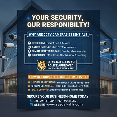 Protect What Matters Expert CCTV Camera Installation 24/7 Monitoring Sharjah  Ajman Police Approved