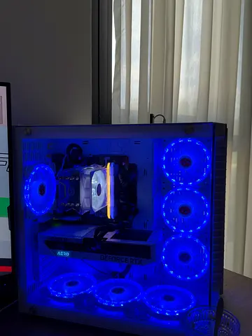 High-Performance Gaming PC with RGB Lighting