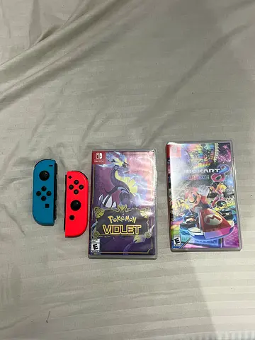Nintendo switch games and joycons
