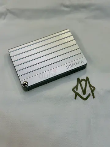 Rimowa business card Holder case silver