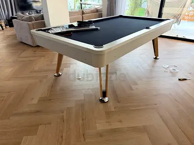 MAS SPORTS Presents: The Apex 3-in-1 8ft Multi-Game 
Dining Table with Table Tennis Top