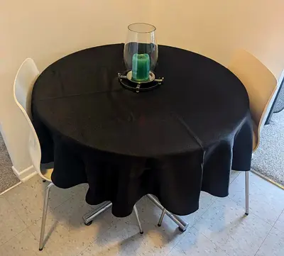 Glass Top Table  2 Chairs Set.