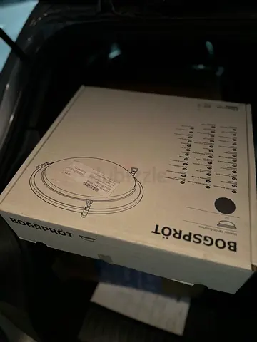 IKEA (704.069.83) BOGSPROT Anthracite 14 in. LED Ceiling Lamp