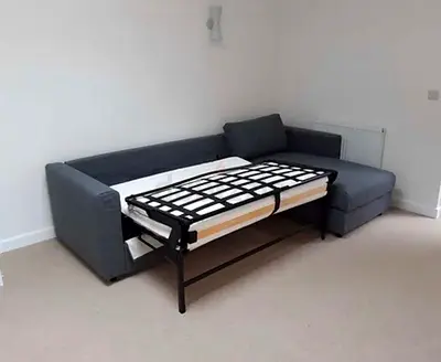 Ikea vimle sofa bed with chaise longue, Gunnared medium grey