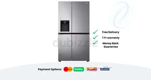 refrigerator LG 674L Fridge Freezer | 1-Year Warranty