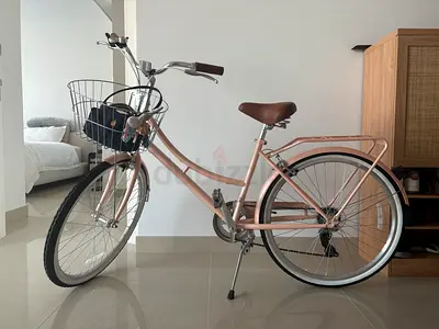 City bike with 6 gears
