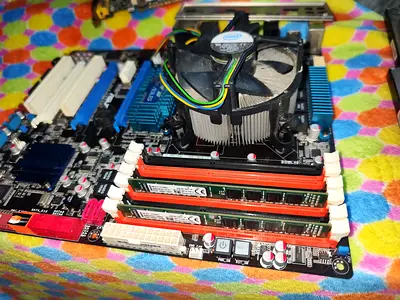Asus motherboard P6T with Core I7 - 8 GB ram GT610 GPU